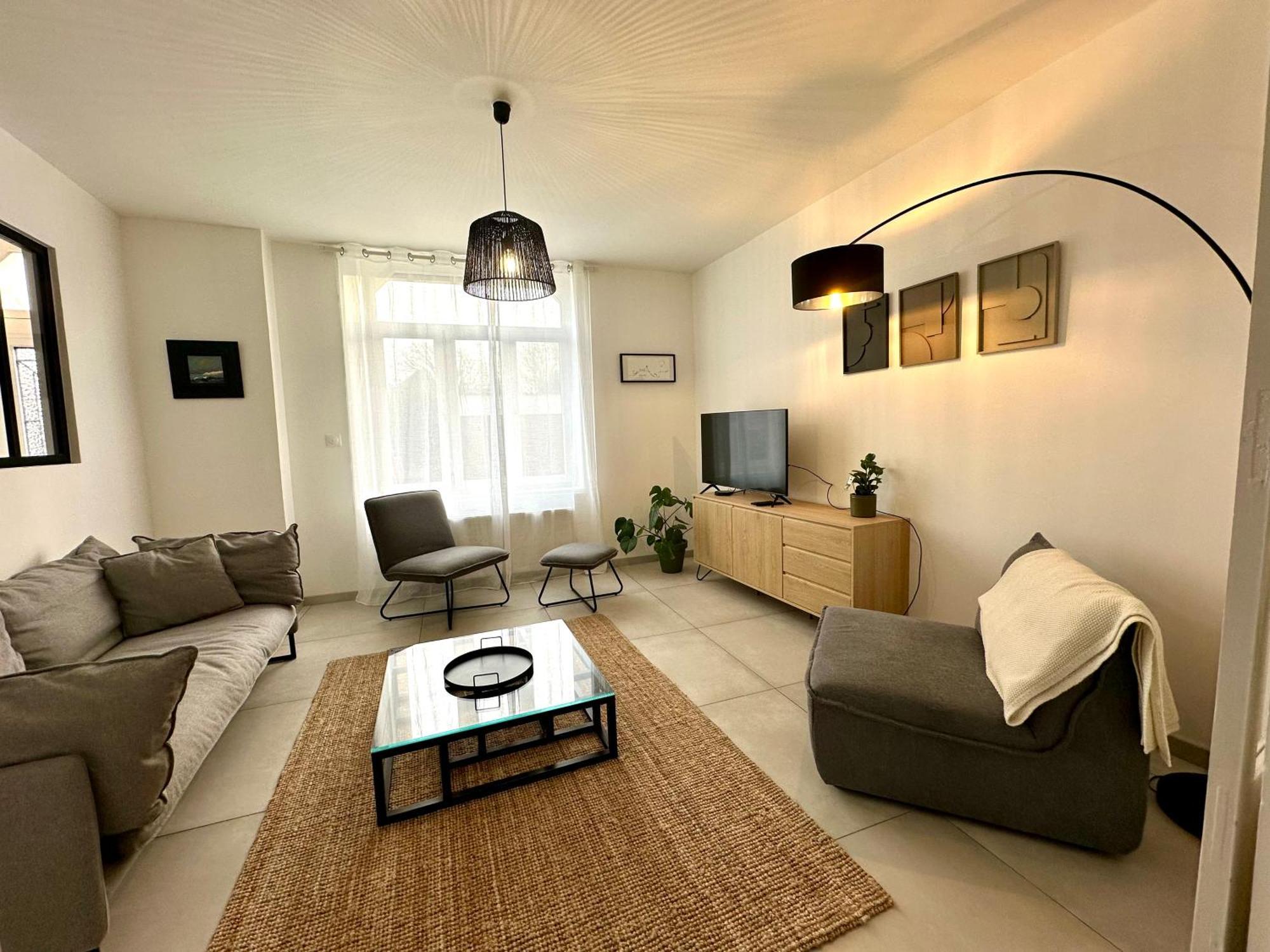 Gite L'Estran A Equihen Plage Equipee Pour 6 Personnes + 1 Bebe Exterior foto